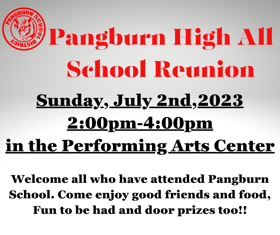 Pangburn All School Reunion